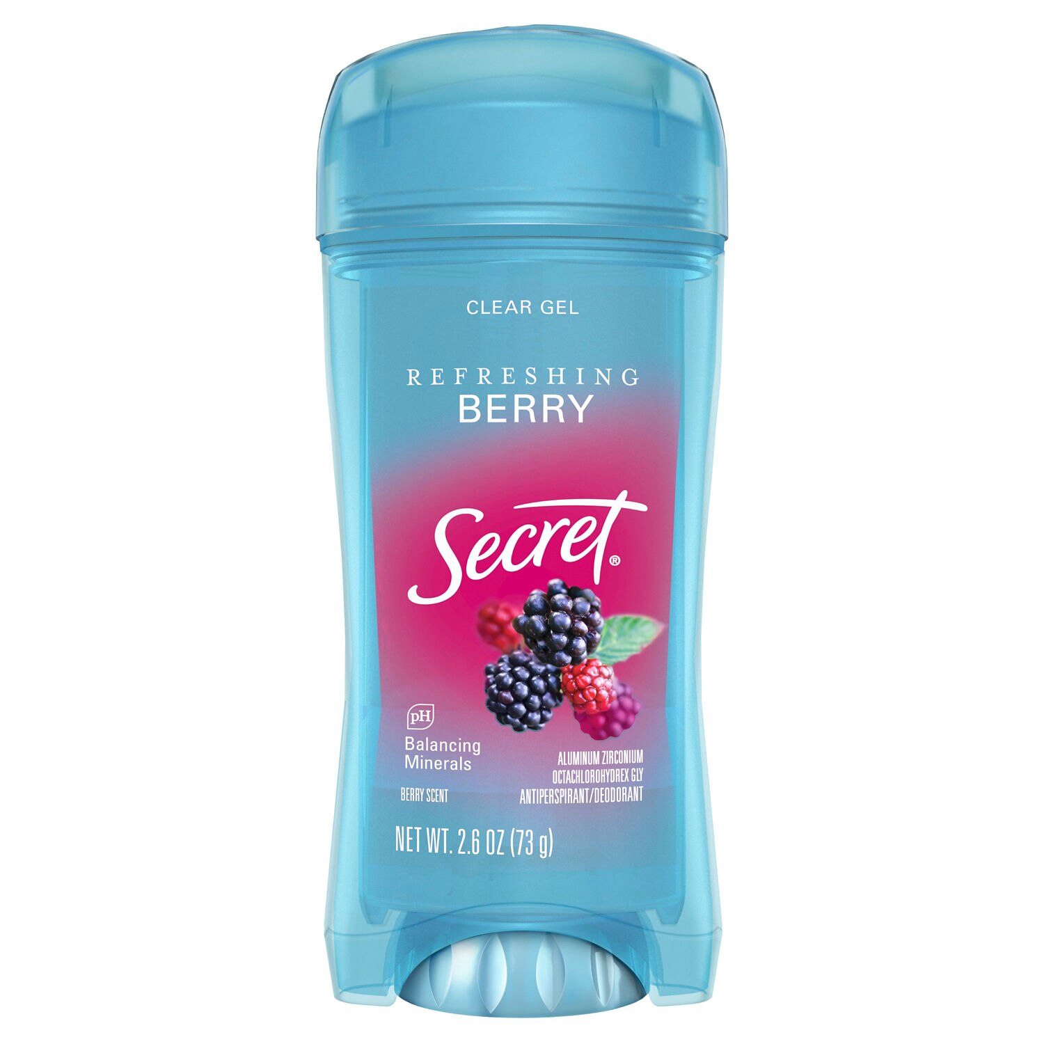 Secret Clear Gel Deodorant, Refreshing Berry, 2.6 OZ