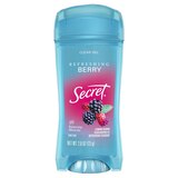 Secret Clear Gel Deodorant, Refreshing Berry, 2.6 OZ, thumbnail image