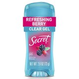 Secret Clear Gel Deodorant, Refreshing Berry, 2.6 OZ, thumbnail image