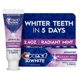 Crest 3D White Fluoride Anticavity Whitening Toothpaste, Radiant Mint, 2.4 OZ, thumbnail image