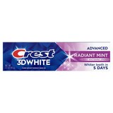 Crest 3D White Fluoride Anticavity Whitening Toothpaste, Advanced Radiant Mint, thumbnail image 1 of 11