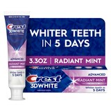 Crest 3D White Fluoride Anticavity Whitening Toothpaste, Advanced Radiant Mint, thumbnail image 3 of 11