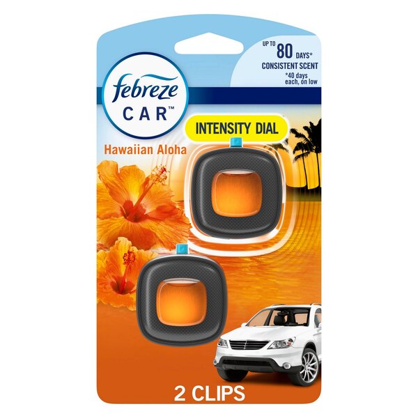 Febreze Auto Air Freshener Vent Clips, 2 CT