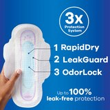 Always Ultra Thin Size 2 Pads with Wings, Unscented, Super, thumbnail image