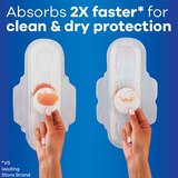 Always Ultra Thin Size 2 Pads with Wings, Unscented, Super, thumbnail image