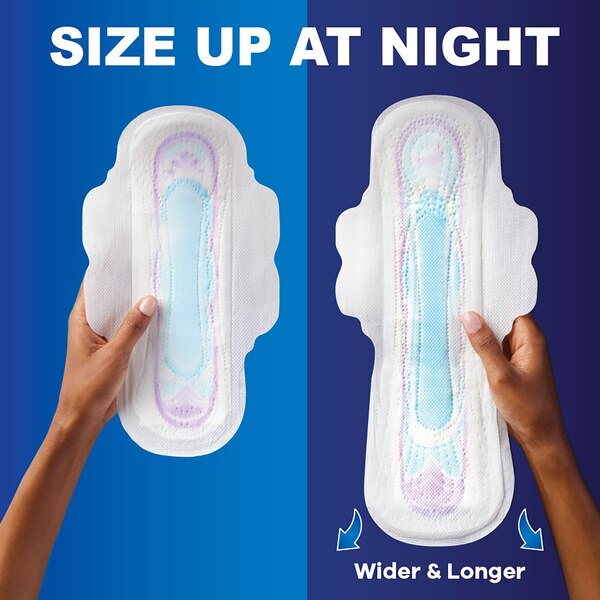 Always Ultra Thin Size 2 Pads with Wings, Unscented, Super