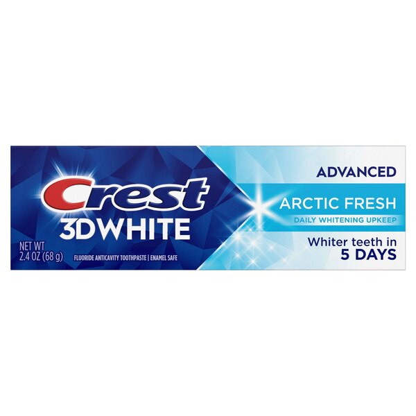 Crest 3D White Fluoride Anticavity Whitening Toothpaste, Advanced Artic Fresh