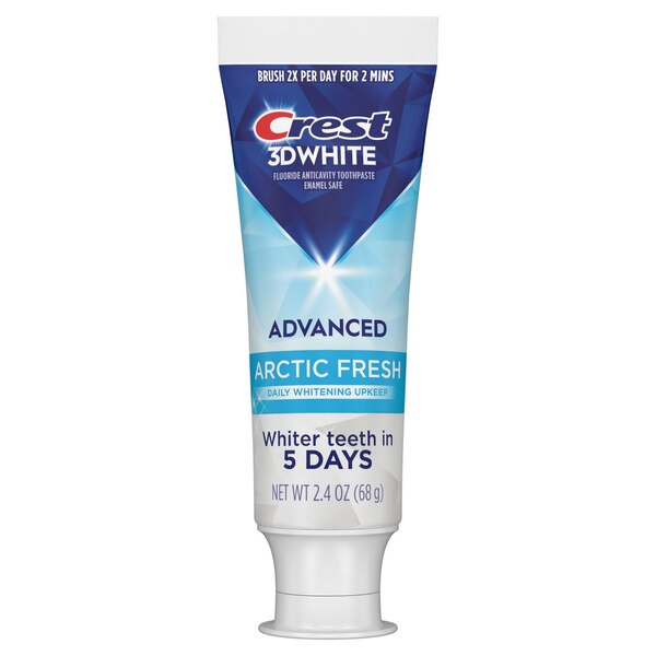 Crest 3D White Fluoride Anticavity Whitening Toothpaste, Advanced Artic Fresh