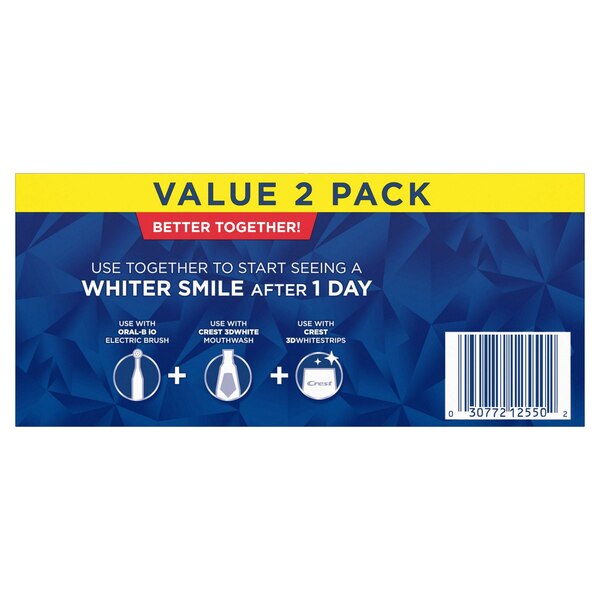 Crest 3D White Fluoride Anticavity Whitening Toothpaste, Advanced Artic Fresh