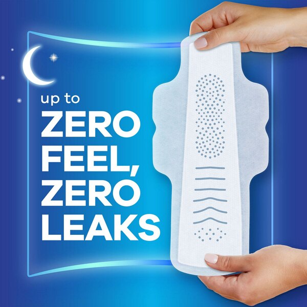 Always Infinity FlexFoam Size 4 Pads, Unscented, Overnight