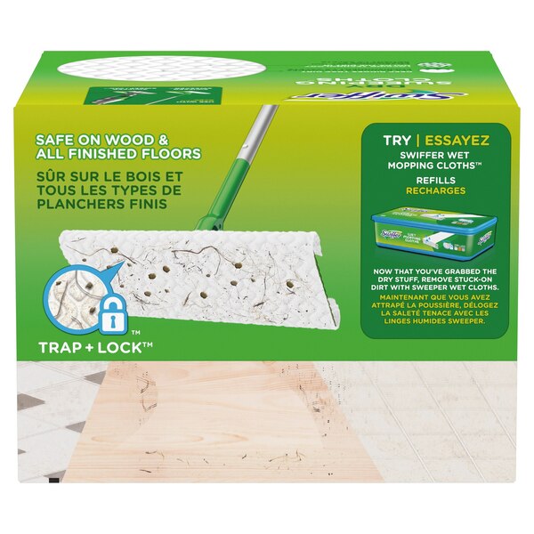 Swiffer Sweeper Dry Sweeping Pad Multi Surface Refills for Dusters Floor Mop,, 32/Pack