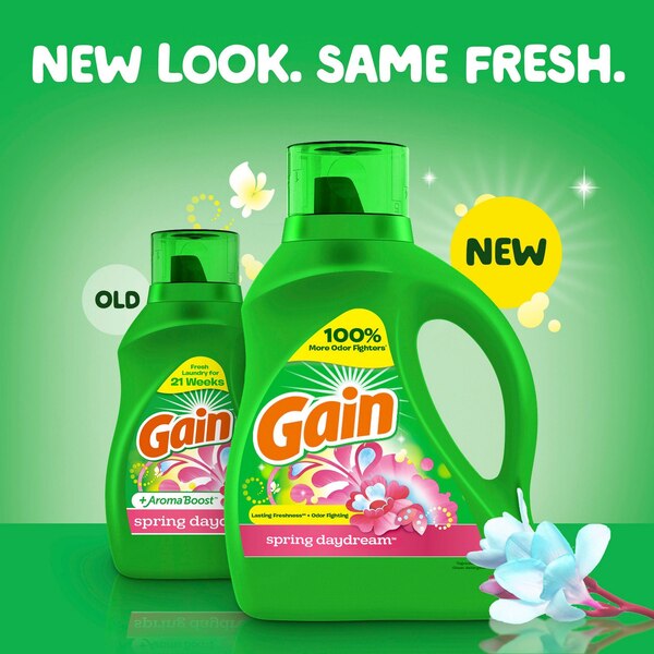 Gain Liquid Laundry Detergent, Spring Daydream Scent, 46 oz
