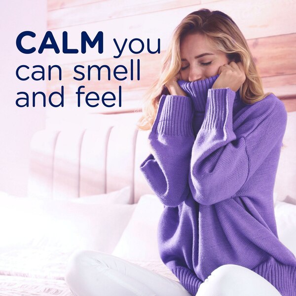Downy Infusions Calm Fabric Softener Mega Dryer Sheets, Lavender & Vanilla Bean Scent, 50 ct