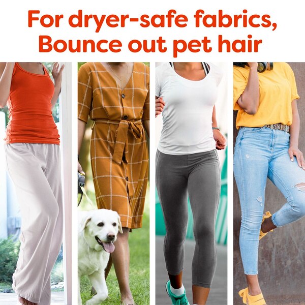 Bounce MegaSheets Pet Hair & Lint Guard Dryer Sheets, Fresh Scent, 130 ct