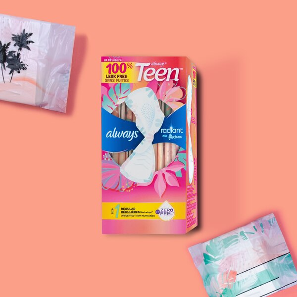 Always Radiant Teen Regscent, 14 CT