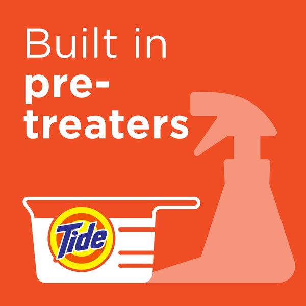Tide + Ultra Oxi Powder Laundry Detergent, 35 Loads, 63 oz