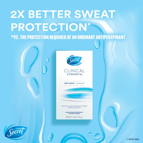 Secret Clinical Strength 48-Hour Antiperspirant Stick, Fearlessly Fresh, 1.6 OZ