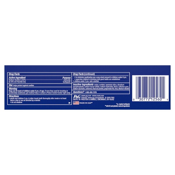 Crest 3D White Charcoal Teeth Whitening Toothpaste