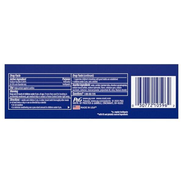 Crest 3D White Charcoal Teeth Whitening Toothpaste