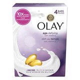 Olay Moisture Outlast Age Defying Beauty Bar With Vitamin B3 Complex, 3.17 OZ, 4 CT, thumbnail image