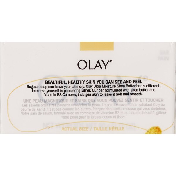 Olay Ultra Moisture Shea Butter Beauty Bar, 4 PK, 3.17 OZ
