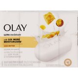 Olay Ultra Moisture Shea Butter Beauty Bar, 4 PK, 3.17 OZ, thumbnail image