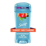 Secret Outlast 48-Hour Clear Gel Antiperspirant & Deodorant Stick, Sweet Nectarine, 2.6 OZ, thumbnail image