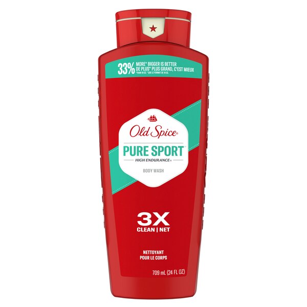Old Spice High Endurance Pure Sport Body Wash for Men, 24 OZ