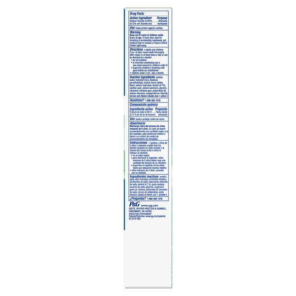 Crest Complete plus Scope Whitening Fluoride Toothpaste, Minty Fresh