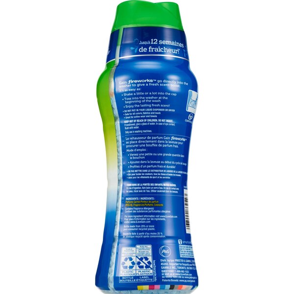 Gain Fireworks Laundry Detergent, Blissful Breeze, 13.4 oz
