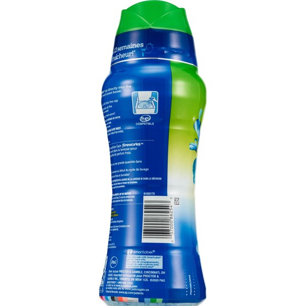 Gain Fireworks Laundry Detergent, Blissful Breeze, 13.4 oz