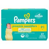 Pampers Swaddlers Preemie Diapers, 27 CT, thumbnail image