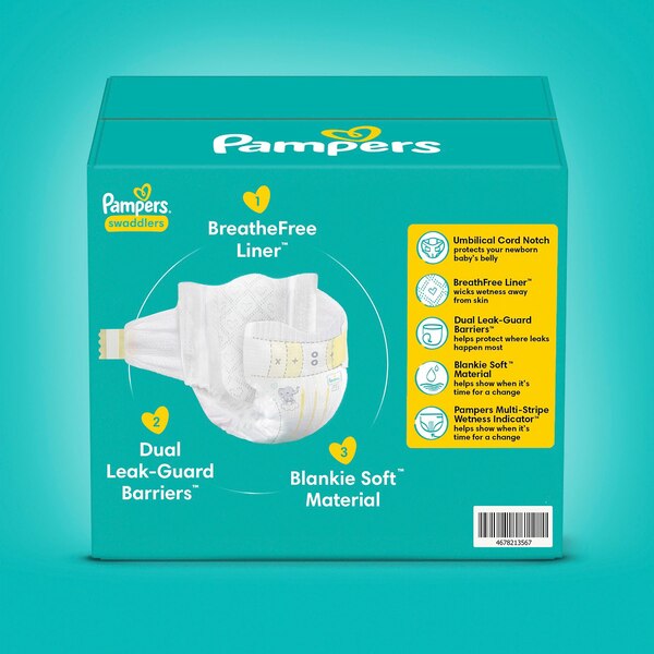 Pampers Swaddlers Preemie Diapers, 27 CT