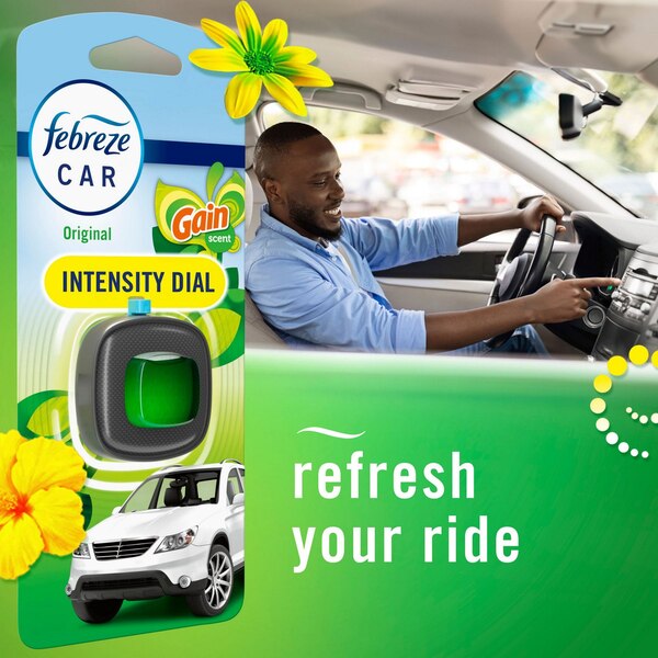 Febreze Car Air Freshener Vent Clip, Gain Scent