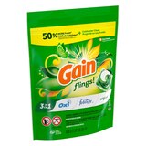 Gain Flings! 3-in-1 Oxi Boost + Febreze Liquid Laundry Detergent Pacs, Original Scent, 31 ct, thumbnail image