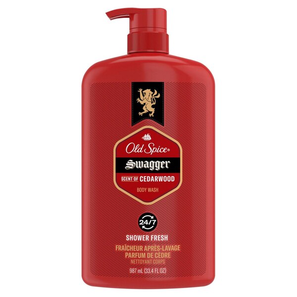 Old Spice Red Zone Swagger Scent Body Wash for Men, 30 OZ
