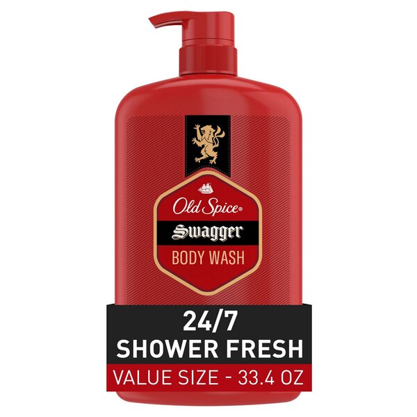 Old Spice Red Zone Swagger Scent Body Wash for Men, 30 OZ