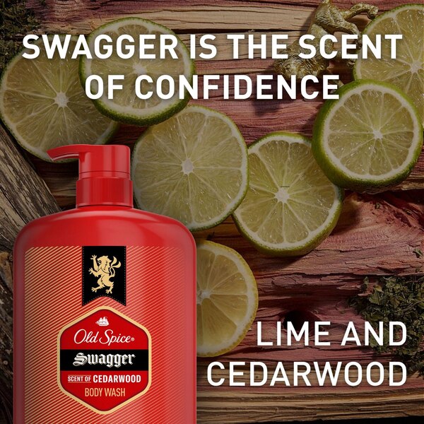 Old Spice Red Zone Swagger Scent Body Wash for Men, 30 OZ