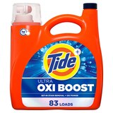 Tide+ Ultra Oxi Boost Liquid Laundry Detergent, 117 oz, thumbnail image
