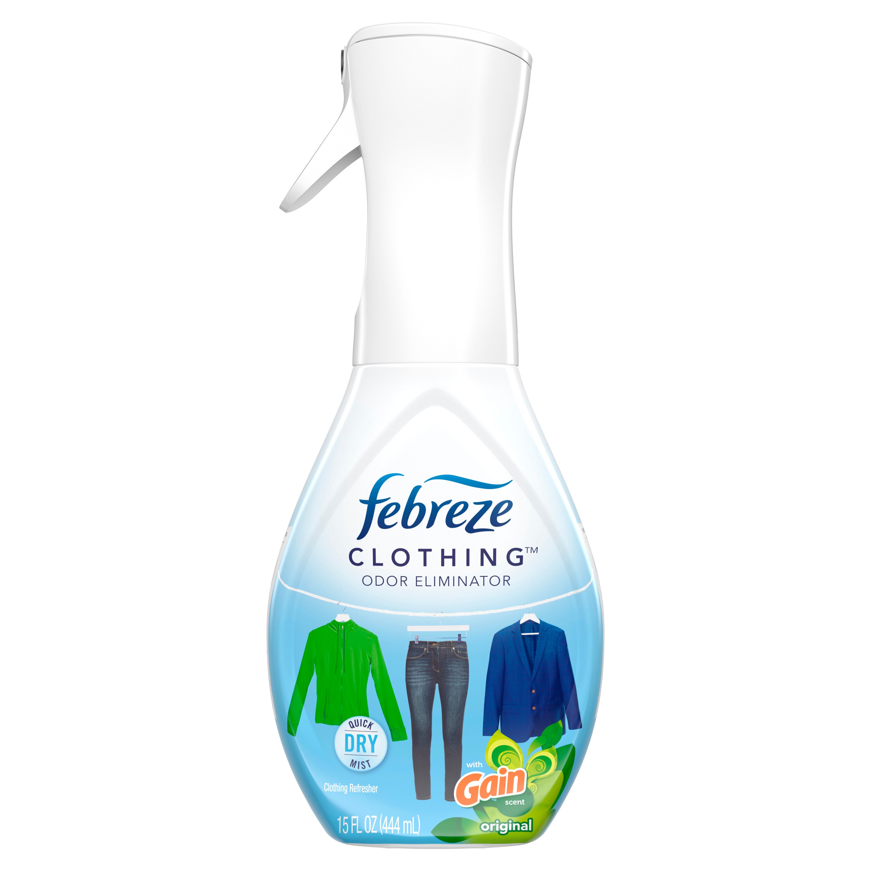 Febreze Clothing Refresher with Gain Original Scent, 15 oz