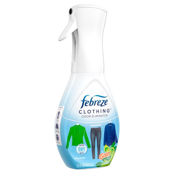 Febreze Clothing Refresher with Gain Original Scent, 15 oz
