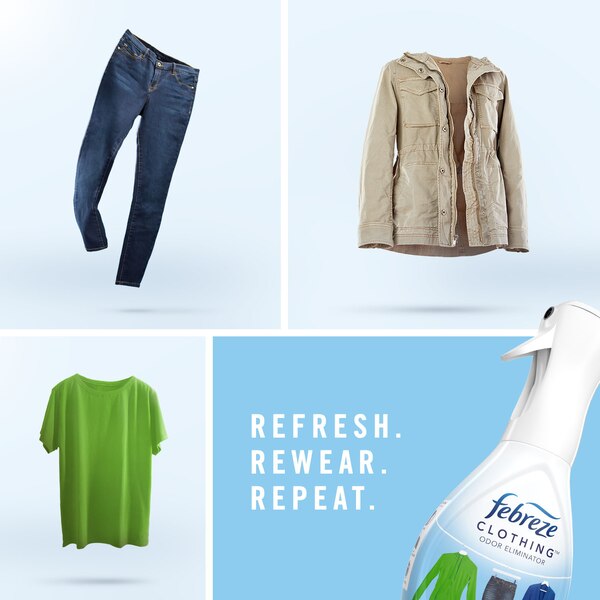 Febreze Clothing Refresher with Gain Original Scent, 15 oz