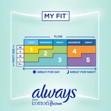 Always Pure Cotton Pads, Size 2, 24 CT, thumbnail image 4 of 7