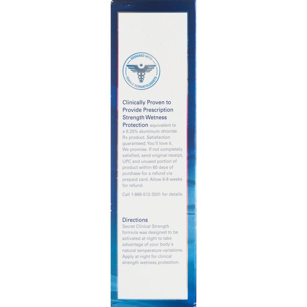 Secret Clinical 72 HR Clear Gel Antiperspirant Deodorant, Clean Lavender, 2.6 OZ