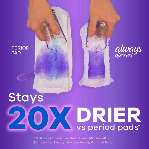 Always Discreet Pads, Light, 30 CT