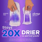 Always Discreet Incontinence Pads 4 Drop Absorbancy, Long, 54 CT, thumbnail image