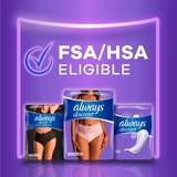 Always Discreet Incontinence Underwear for Women Maximum Protection, L, 28 CT, thumbnail image 3 of 11