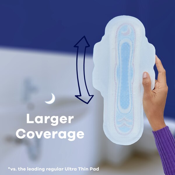 Always Ultra Thin Pads With Flexi-Wings Size5 ExtHvyOvernite