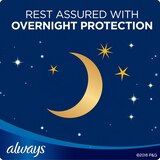 Always Ultra Thin Pads With Flexi-Wings, Extra Heavy Overnite, 34 CT, thumbnail image