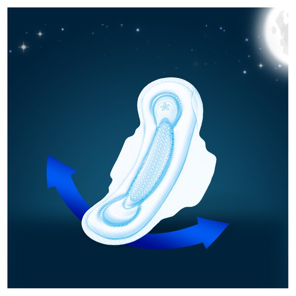 Always Maxi Pads With Flexi-Wings Size4 Overnight